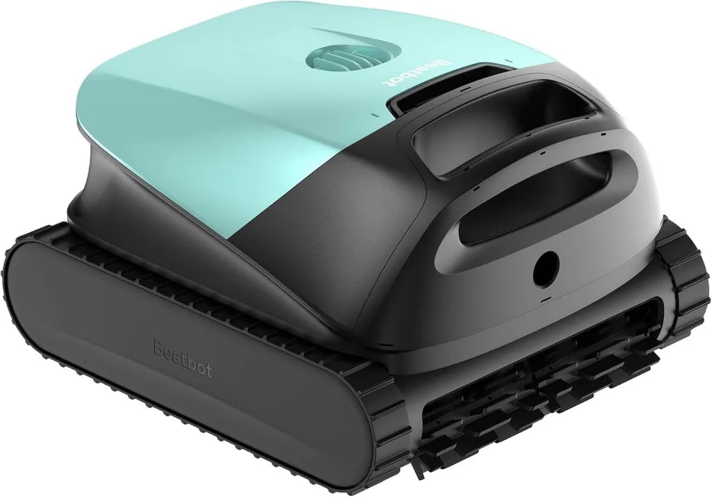 Robot Piscina Senza Fili Beatbot Sora 10, Pulizia Completa Pareti e Fondo, 25700 LPH, Parcheggio Automatico, Capacità 5L, Ideale per Piscine Fuori Terra e Interrate, Verde Salvia