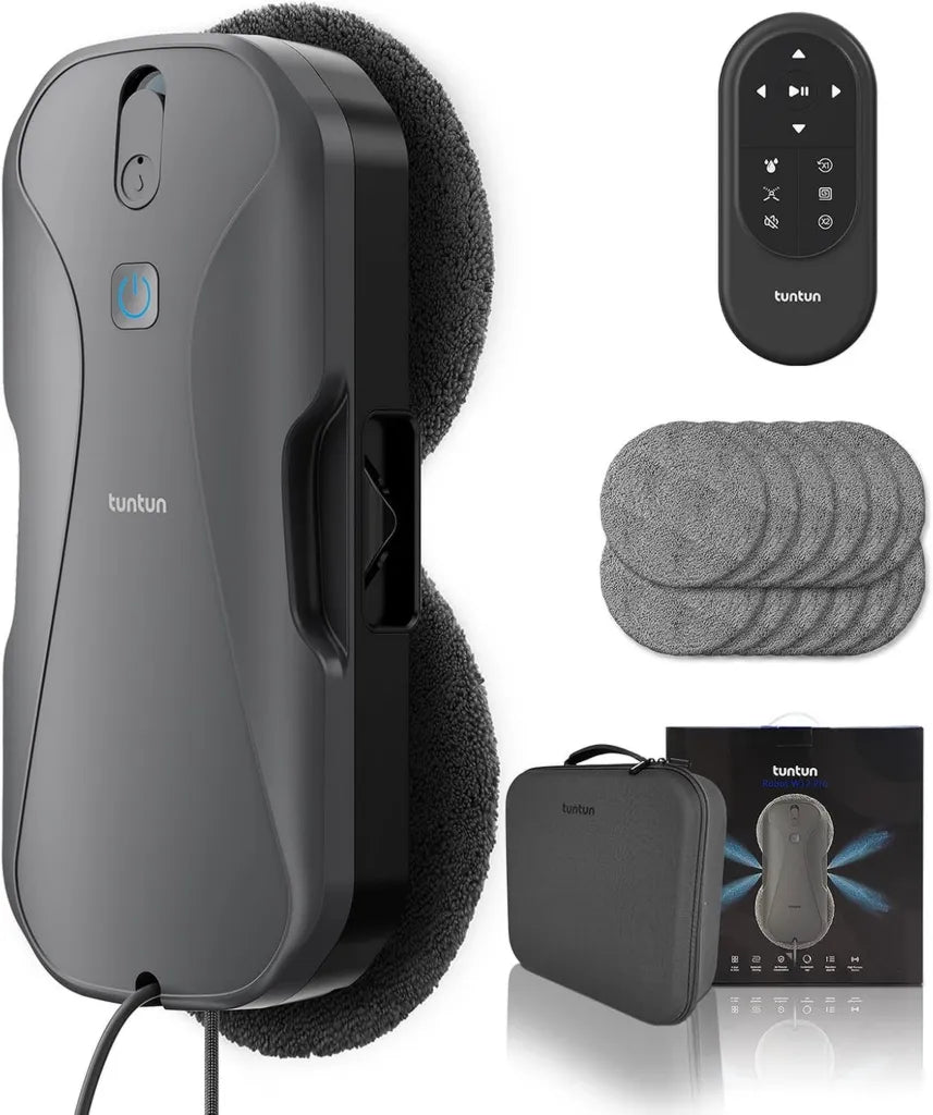 Robot Lavavetri tuntun W12pro con Sistema Doppio Ugello e Forza 5300Pa