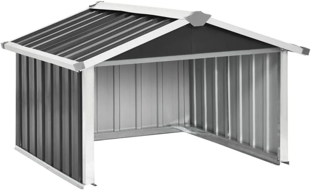 Garage per Robot Tagliaerba in Acciaio Zincato, 92x97x63 cm - Antracite