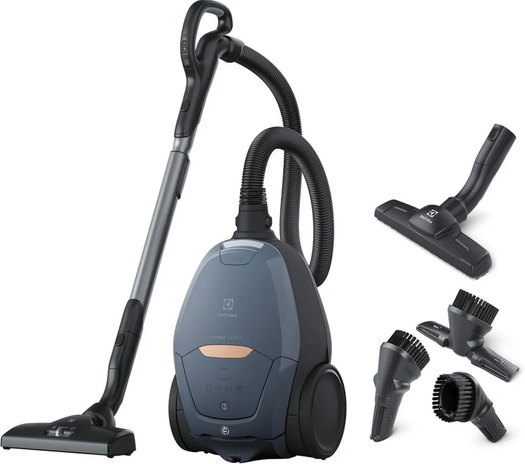 ELECTROLUX PureD8 Aspirapolvere con Sacco Ultra Silenzioso, SmartMode e PureSound, Blu