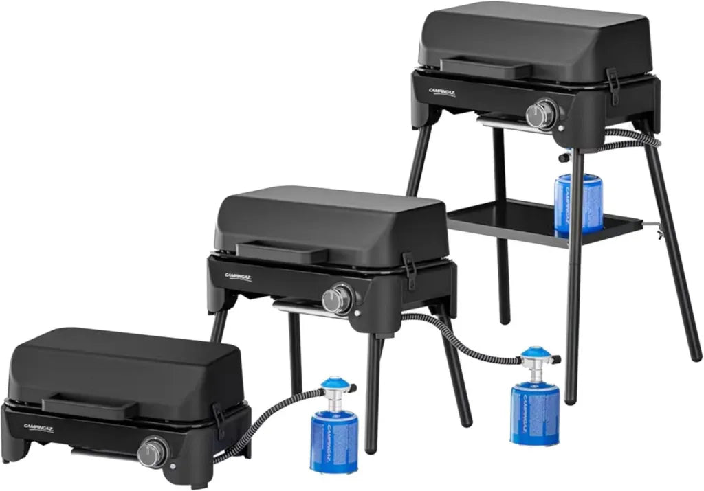 Grill Portatile Campingaz - Barbecue a Gas con Coperchio Removibile, 2400W