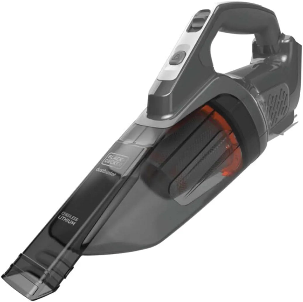 Black and Decker BCHV001 18v Cordless Hand Dustbuster No Batteries: a batteria, nero