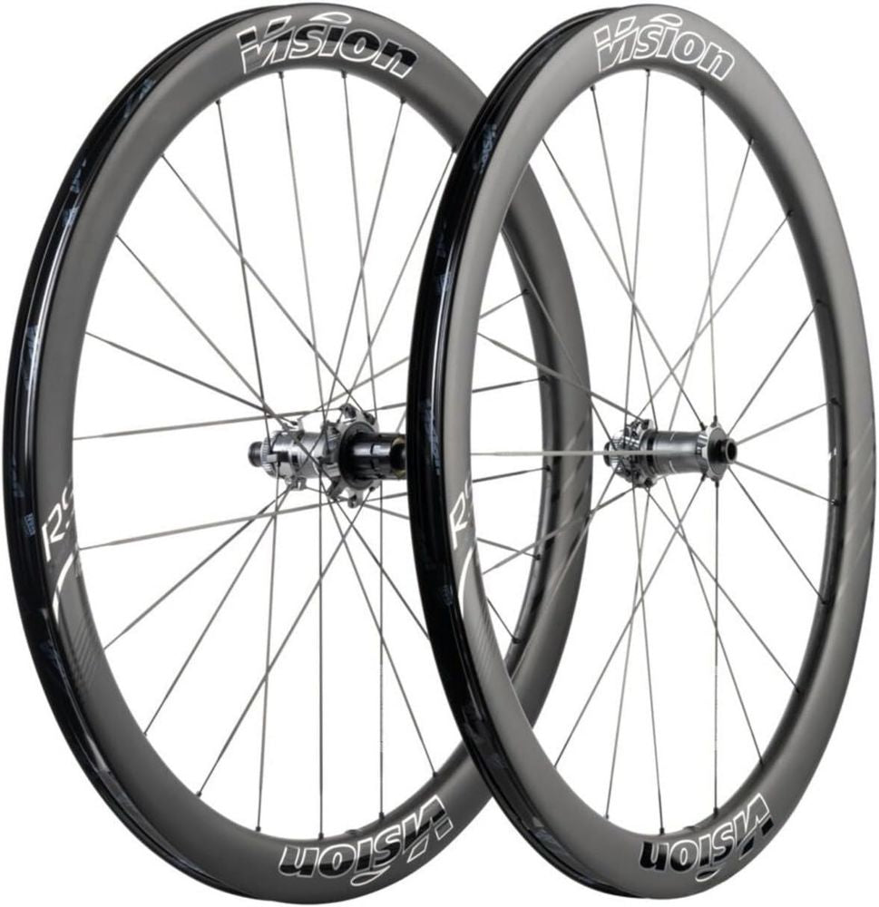 Vision Metron 45 RS CS Ruote Carbonio 45mm Bici Corsa, Freno a Disco, Tubeless Ready