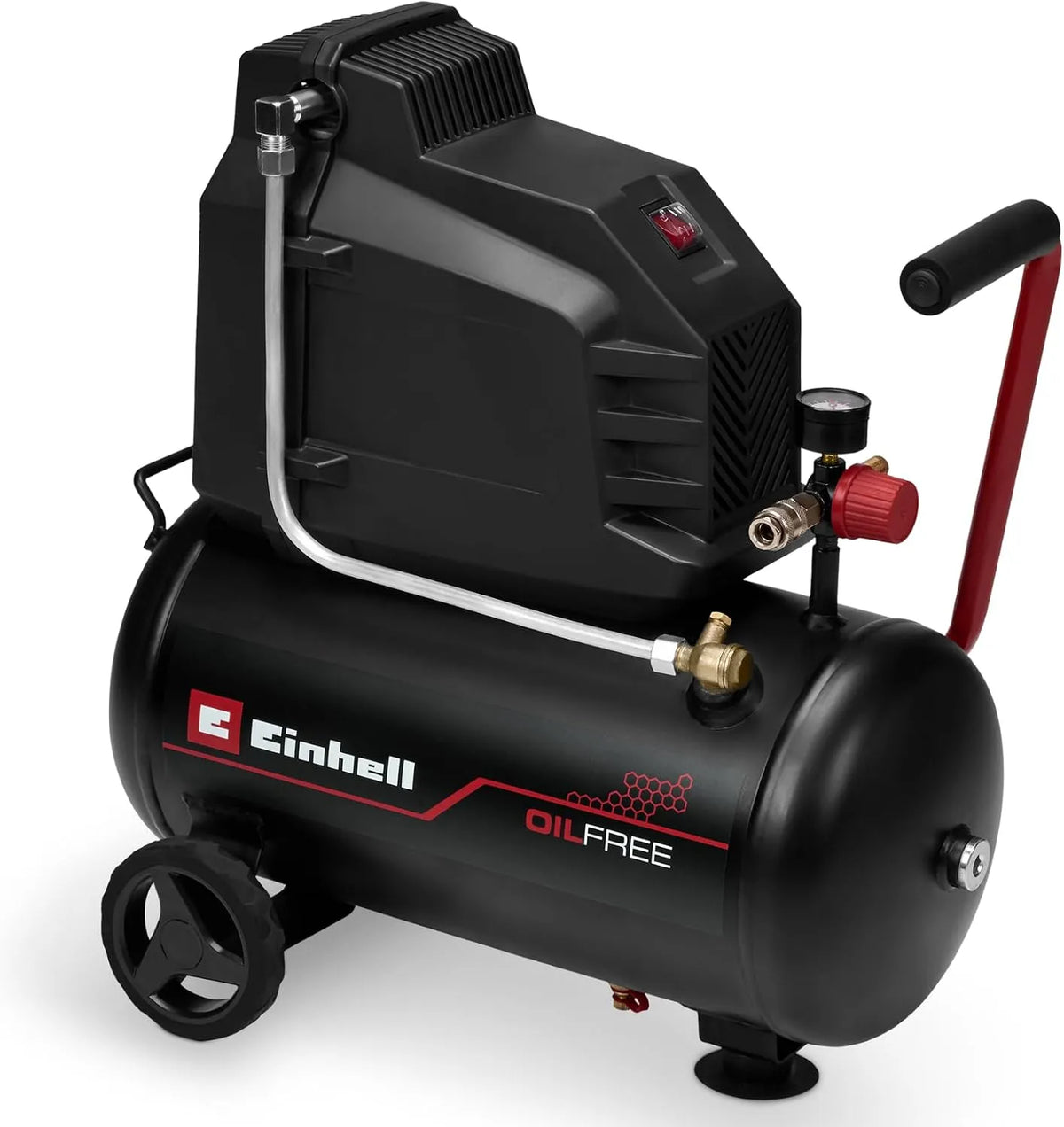 Einhell TC-AC AC 190 Compressore d'aria, funzionamento silenzioso, 8 bar, 24 l, 190 l, 70 dB