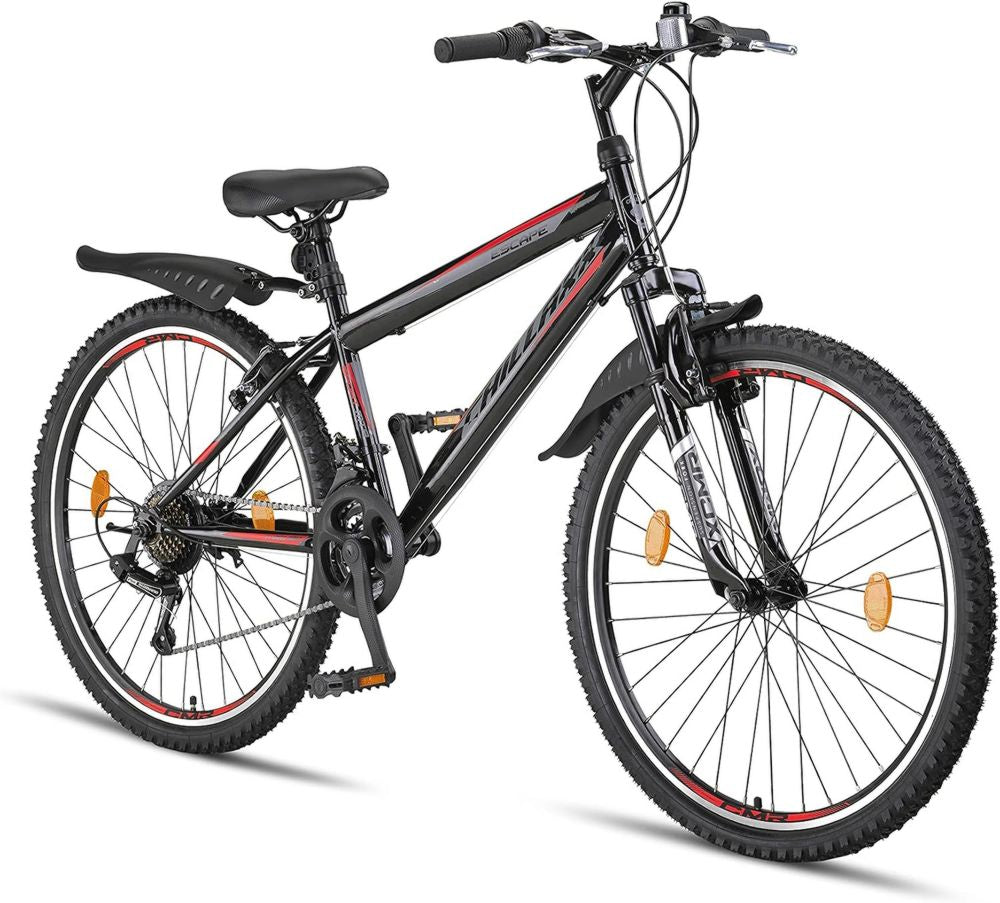 Mountain Bike Premium 24/26 Pollici per Tutti con Cambio a 21 Velocità