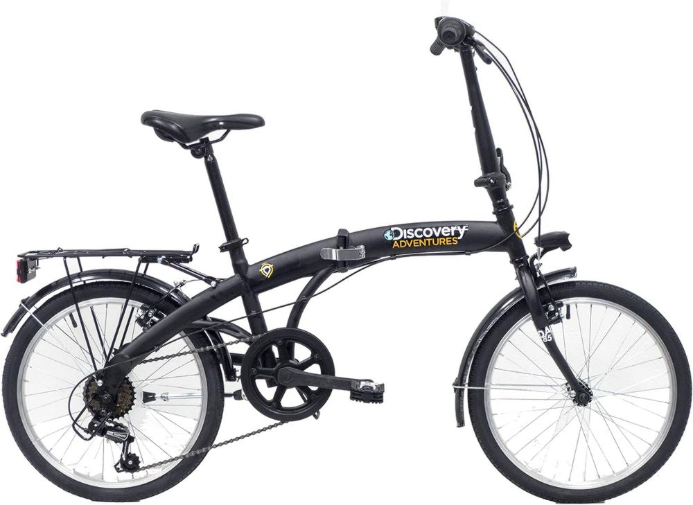Bicicletta Pieghevole Unisex 20'' Nero Opaco Leggera