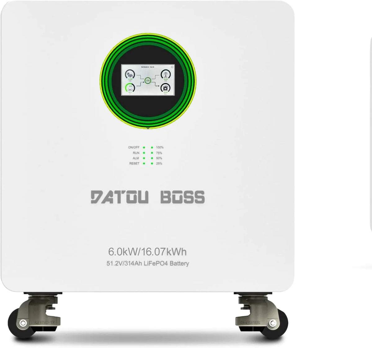 LiFePO4 Inverter solare ibrido e inverter con regolatore MPPT, 16.07kWh, 6000W, alimentazione solare, con Wi-Fi, 9000W, 48V