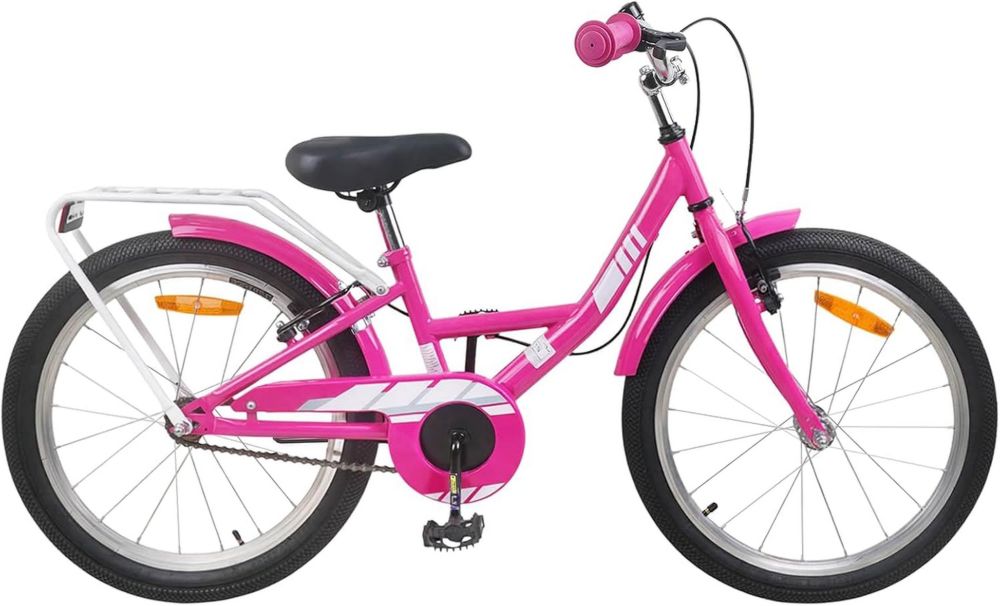 Bici da Bambino 20 Pollici, Regolabile, Ergonomica, per 6-11 Anni, Sicura con Cambio Singolo