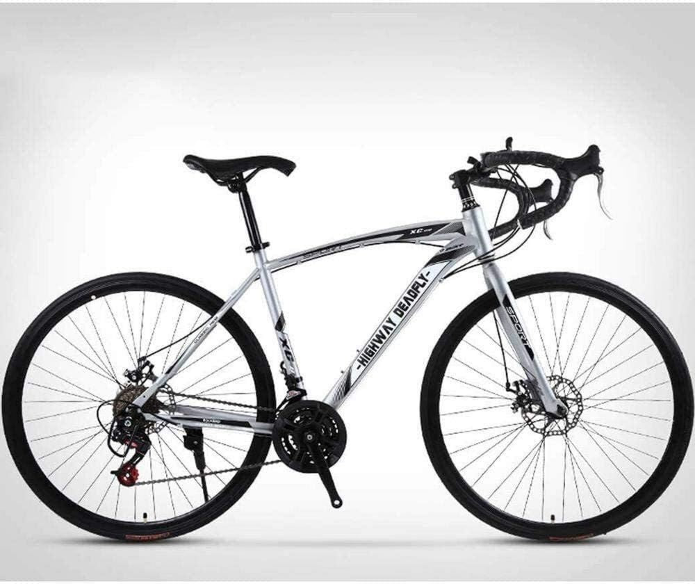 Bicicletta da Corsa 26', 24 Marce, Freni a Disco Doppi, Telaio in Acciaio al Carbonio