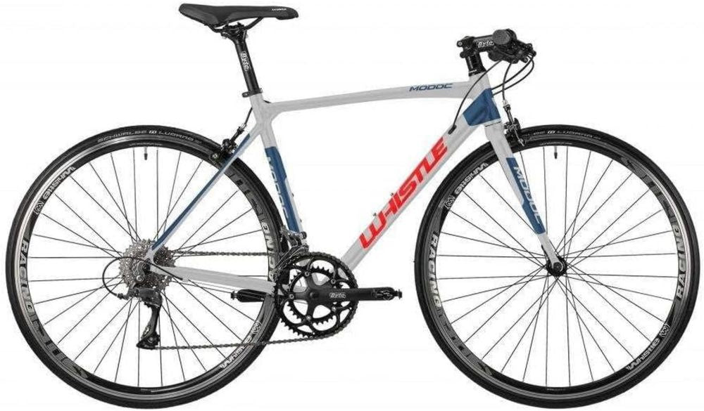 WHISTLE Bici da Strada 2021 MODOC FLATB CLARIS Grigio/Rosso M