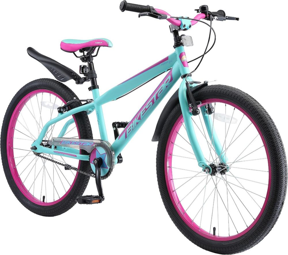 Bicicletta per Bambini 24 pollici con Freni Pattino e Retropedale