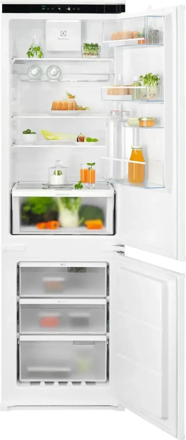 Electrolux Frigocongelatore da Incasso 256L, Tecnologie TwinTech No Frost e GreenZone 700, Controllo Touch, Bianco