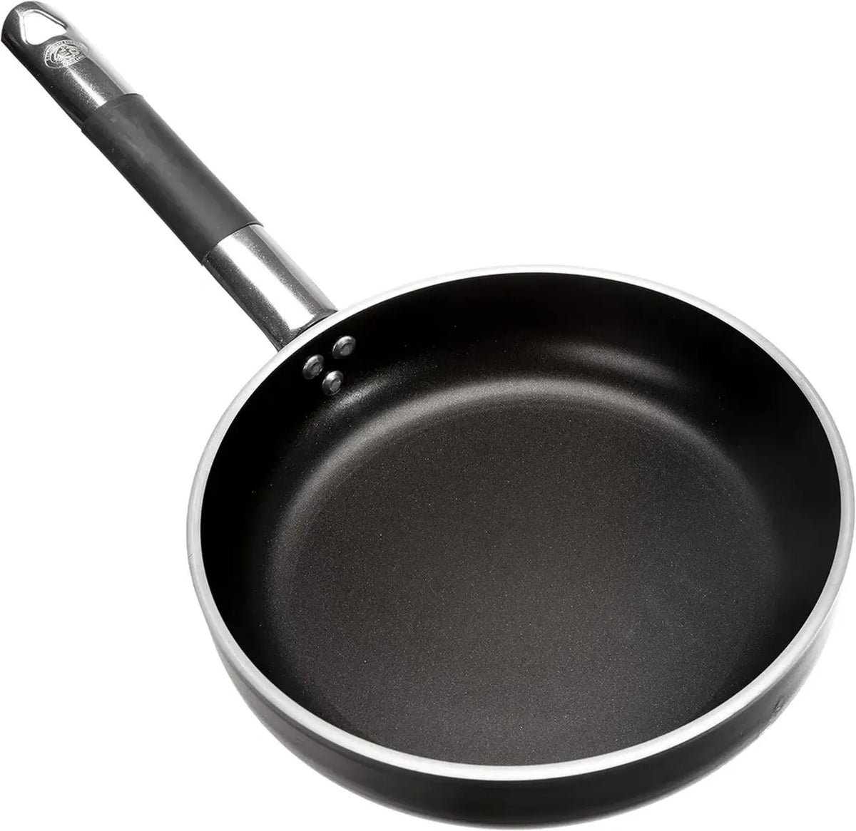 Padella Antiaderente Agnelli 24cm in Alluminio Induzione Nero