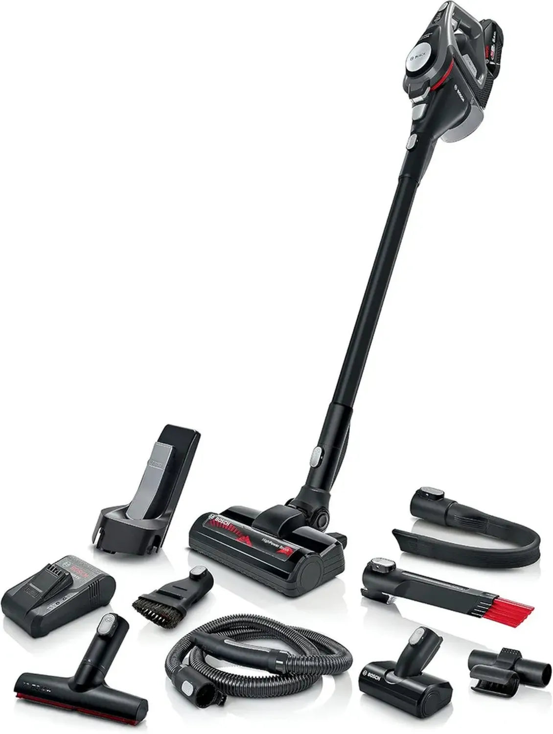 Bosch Aspirapolvere Senza Fili Unlimited 8 BSS825MULT, Filtraggio HEPA, Potenza Elevata, Batteria Sostituibile 5.0 Ah
