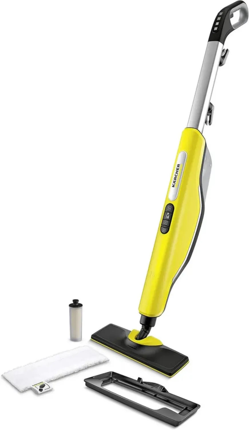 Kärcher SC 3 - Pulitore a Vapore Verticale con Sistema EasyFix, Elimina il 99,9% dei Batteri senza Prodotti Chimici