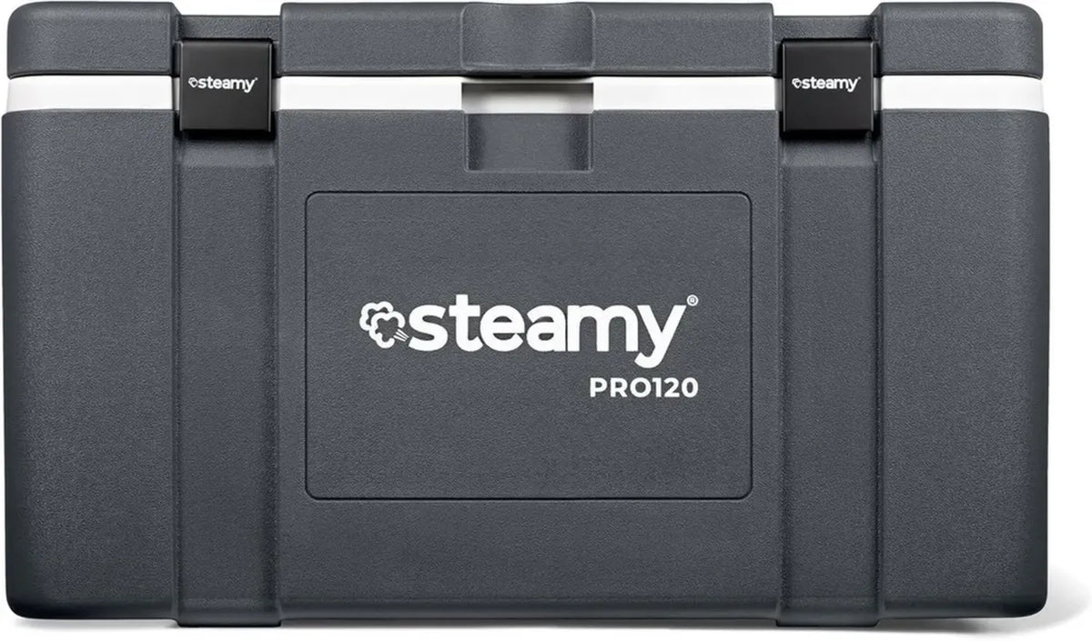 Frigorifero Portatile Steamy Pro 120L in Grigio, Capacità Avanzata