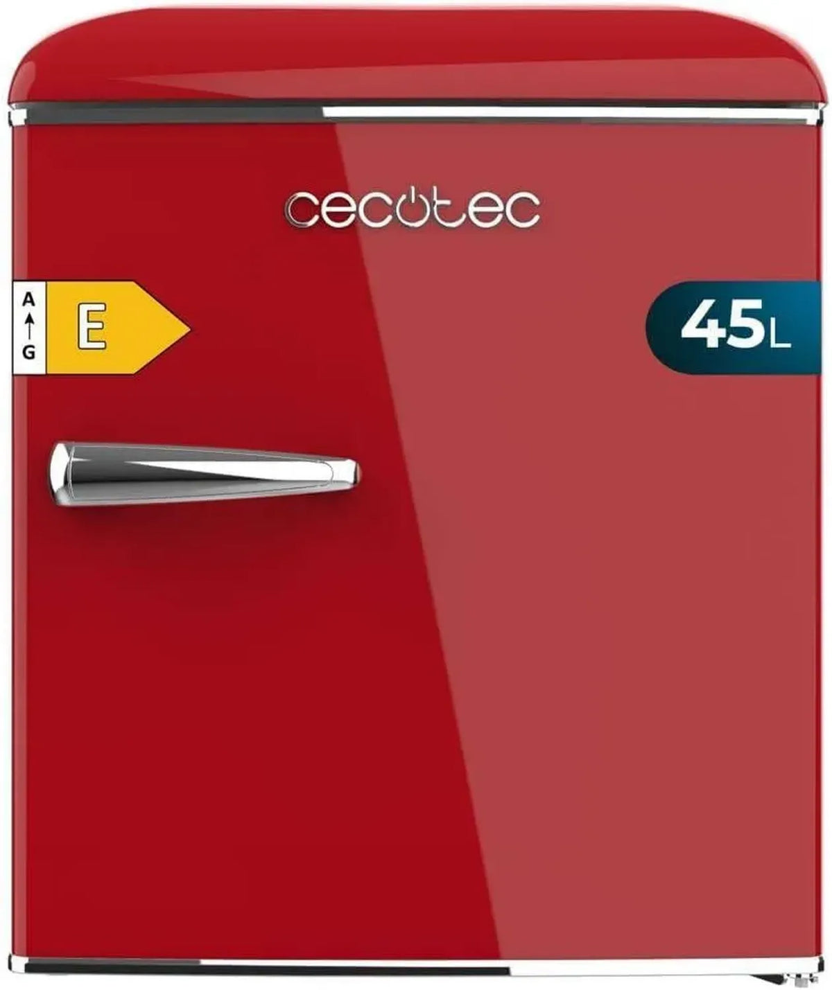 Frigorifero Retrò Bolero 45L CoolMarket TT Rosso, Classe E, Design Compatto