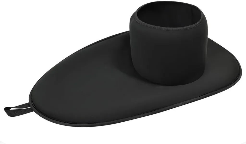 Gonna impermeabile in neoprene per kayak e canoe, adatta a pozzetto 90x52 cm, colore nero