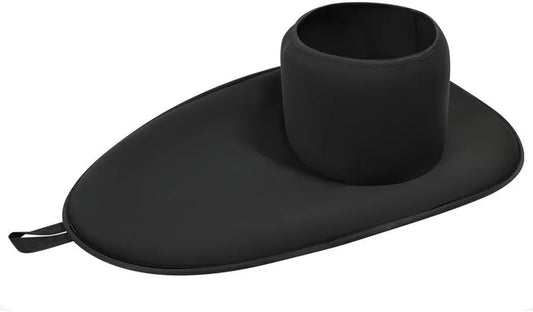 Gonna impermeabile in neoprene per kayak e canoe, adatta a pozzetto 90x52 cm, colore nero