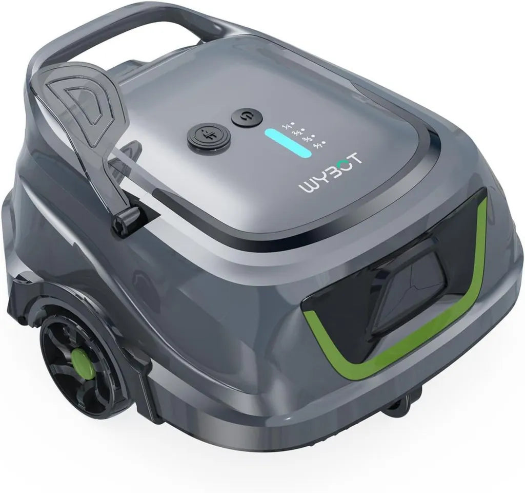 Robot per Piscina WYBOT A1 - Pulizia Profonda con Doppia Turbina, Autonomia 120 Minuti, Copertura 100㎡, Ideale per Uso Domestico