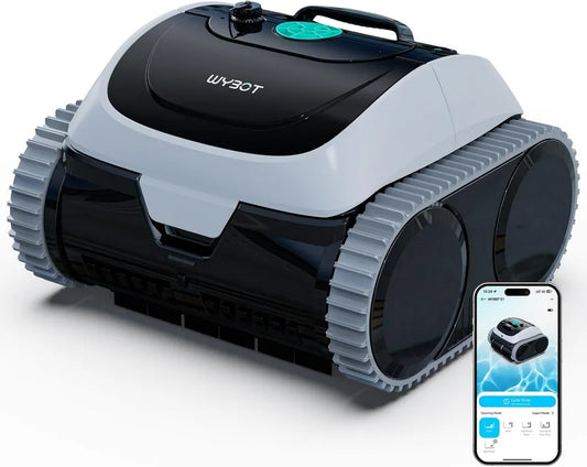 Robot da Piscina Senza Fili WYBOT C1-P, 4-in-1, con App e Navigazione, Verde Notte, per Superfici fino a 155m²
