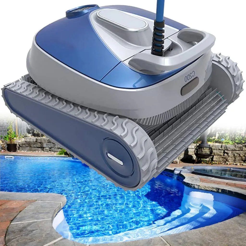 Robot Aspiratore per Piscine, Compatibile con Controllo Smartphone, Adatto a Piscine Interrate e Fuori Terra di Varie Dimensioni