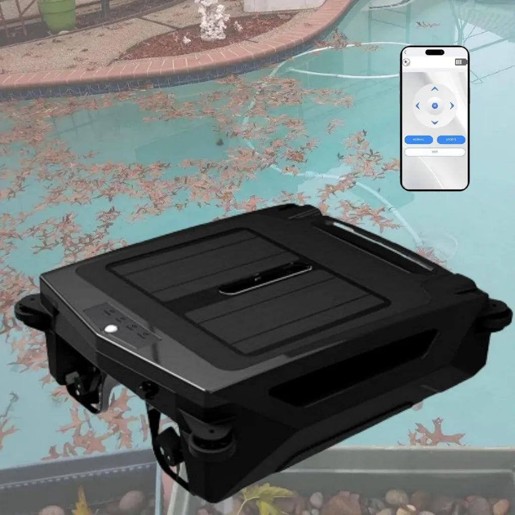 Skimmer Solare per Piscina con Ricarica Duale e Autonomia di 5 Ore