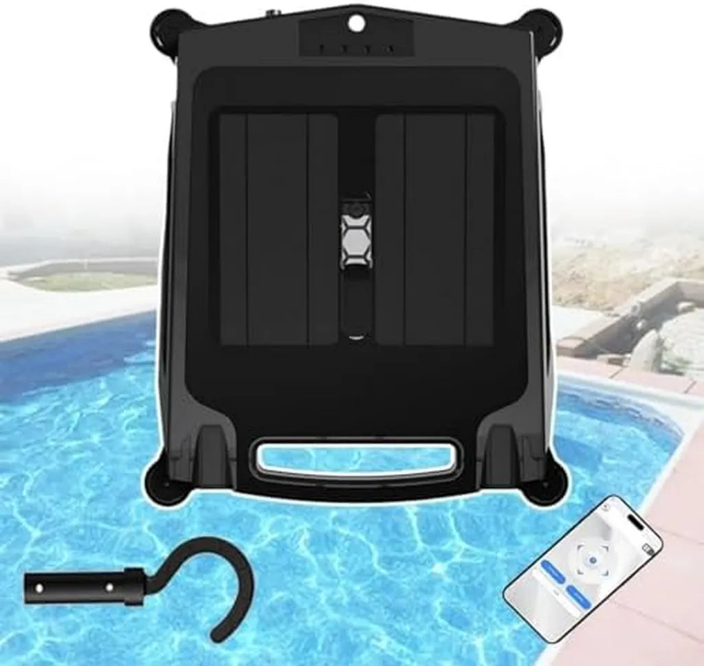 Robot pulitore intelligente per piscine interrate con doppia ricarica e prevenzione ostacoli avanzata