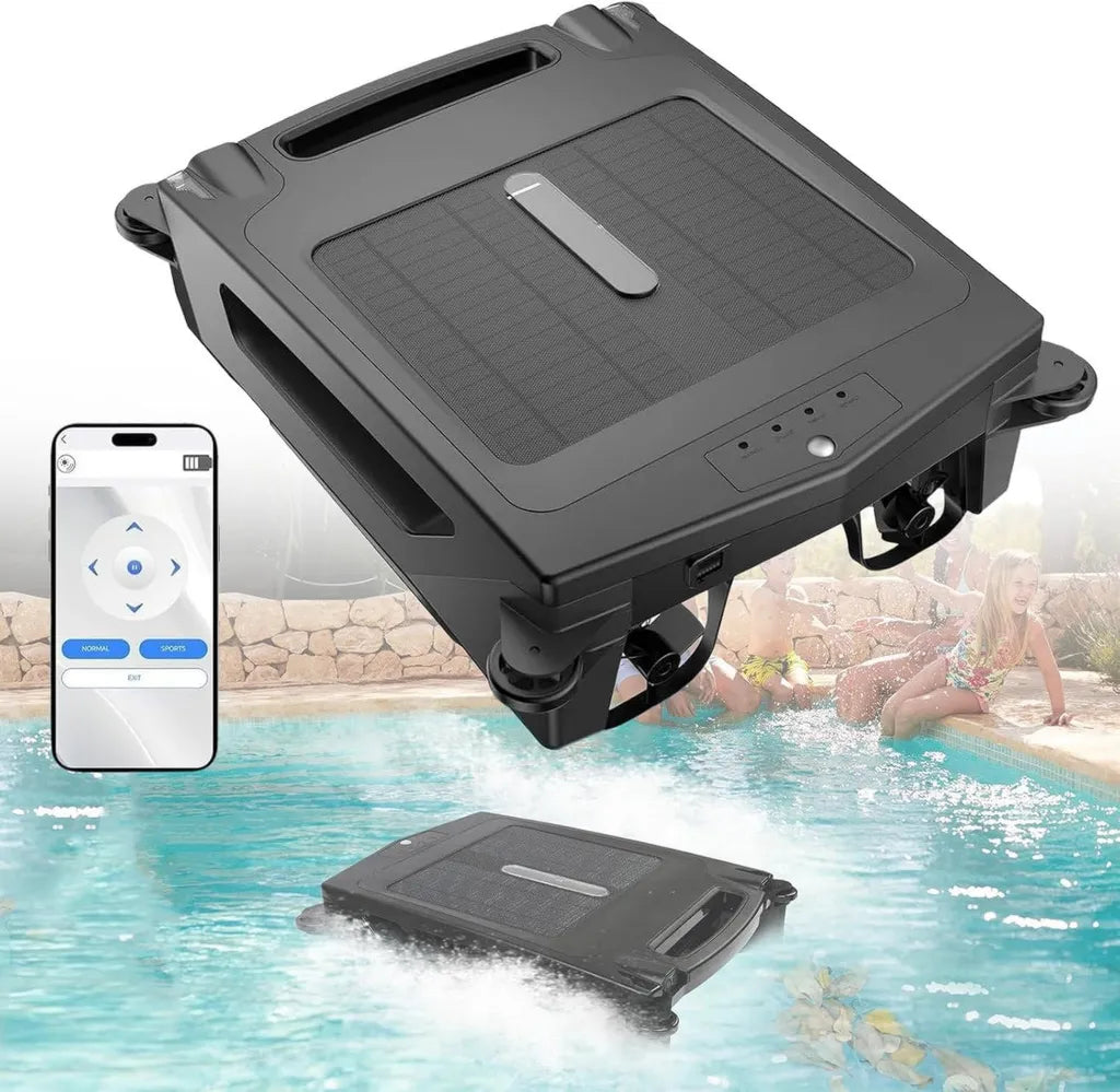Robot Pulitore Senza Fili per Piscina con App e Carica Solare