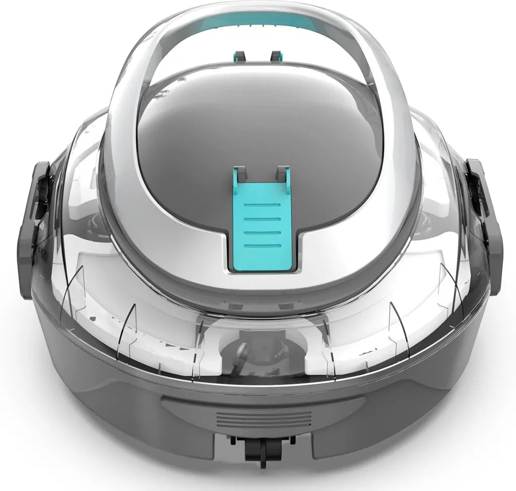 Robot per Piscina S2, Aspiratore Ricaricabile senza Fili, Filtrazione Avanzata e Doppio Motore, Autonomia 90 Minuti, Ricarica Veloce 2,5 Ore, Parcheggio Automatico