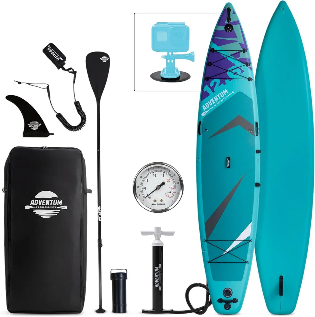 SUP Gonfiabile Allround 329-384 cm, Stabilità e Manovrabilità Superiori, Portata Massima 270 kg