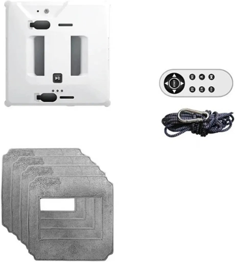 Robot Lavavetri Elettrico per Esterni, 80W, 3000 Pa, Doppio Spruzzo, Telecomando Integrato