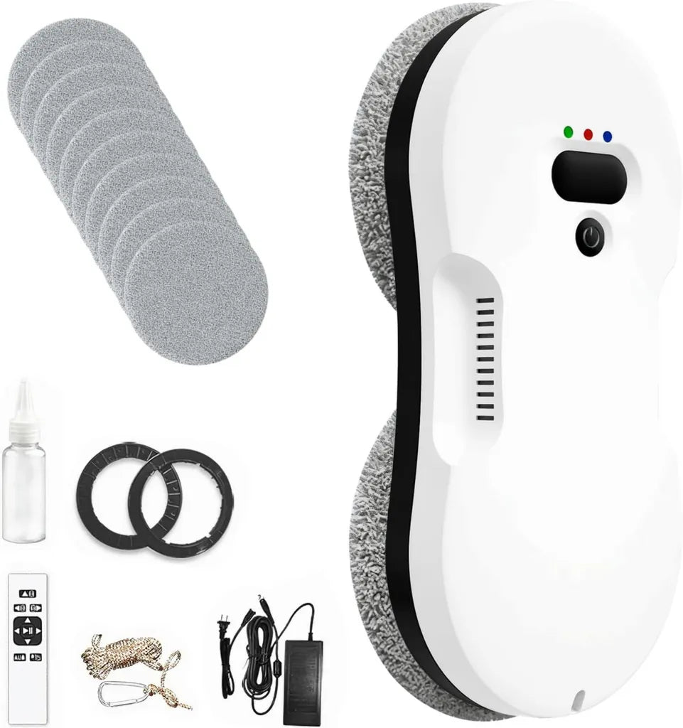 Robot lavavetri automatico 5600pa con ugelli doppi e rilevamento bordi