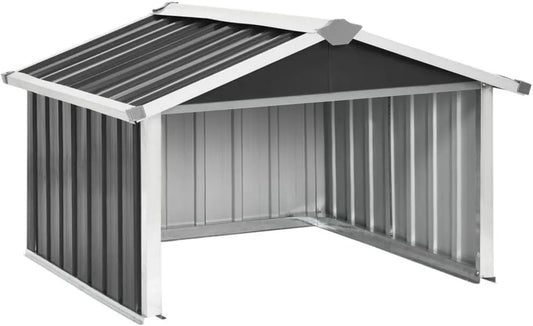 Garage per Robot Tagliaerba in Acciaio Zincato, 92x97x63 cm - Antracite