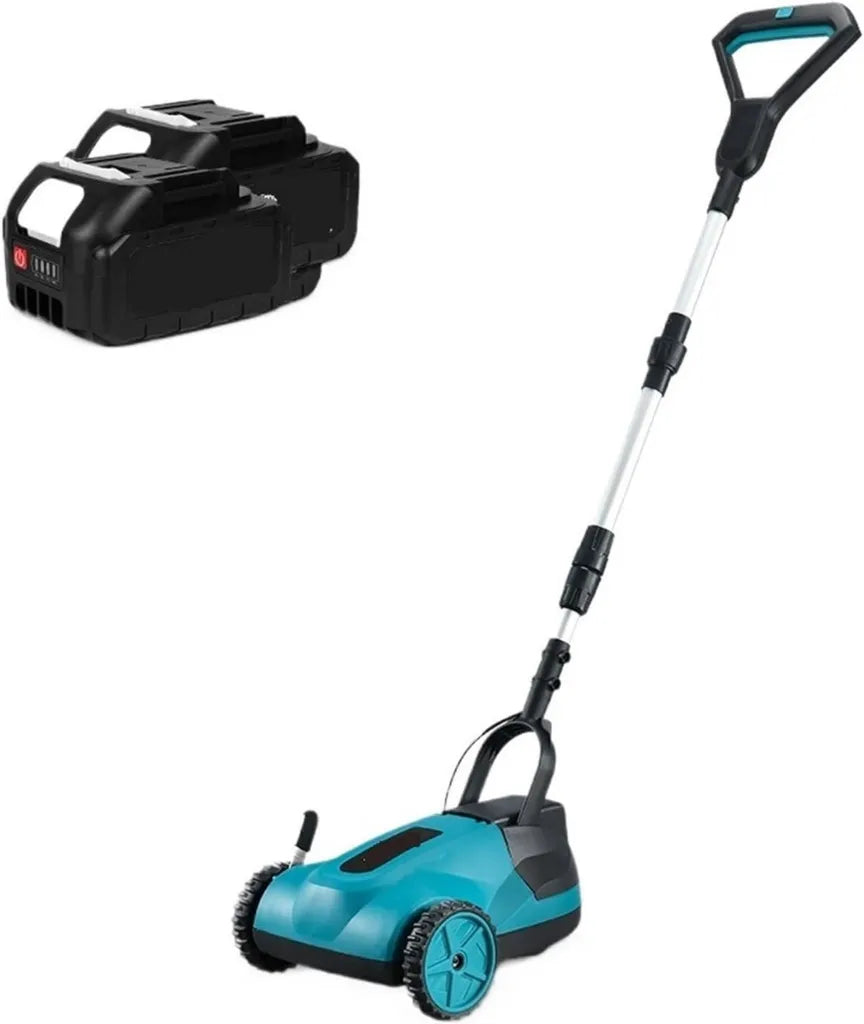 Tagliaerba Elettrico a Batteria con Altezza Regolabile, Tosaerba Potente e Silenzioso, 2 Batterie da 5.0Ah