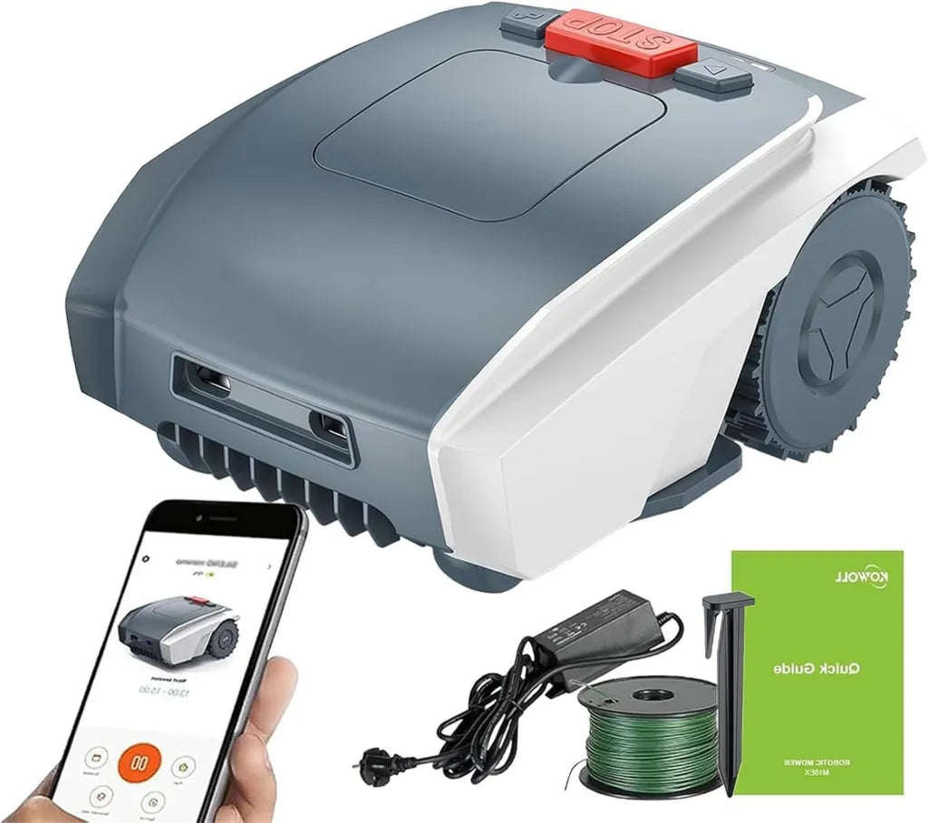 Robot Tosaerba 18-RM: Silenzioso e Intelligente, Copertura 1500 M², Navigazione Avanzata, Batteria al Litio
