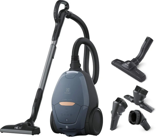 ELECTROLUX PureD8 Aspirapolvere con Sacco Ultra Silenzioso, SmartMode e PureSound, Blu