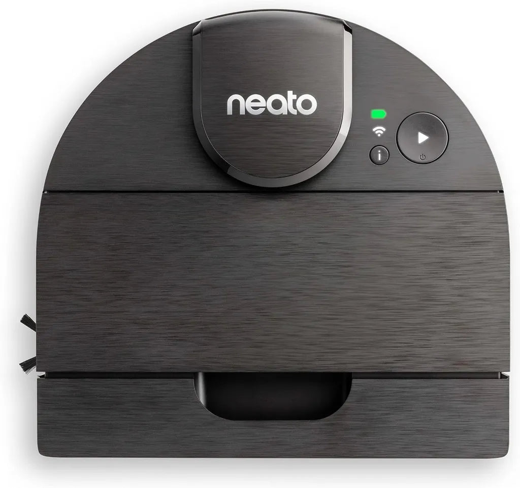 Neato Robotics D9 Robot Aspirapolvere con Navigazione Laser e 200 Minuti di Autonomia, Serbatoio 700ml, Ideale per Peli Animali