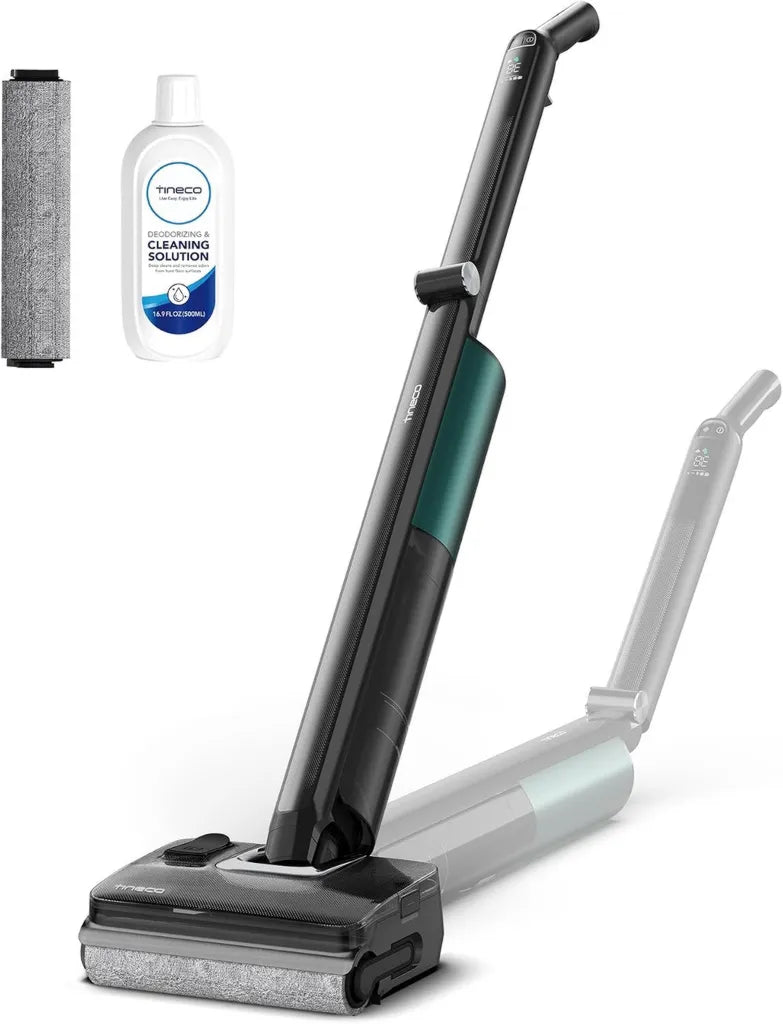 Tineco Floor One i7 Fold Aspirapolvere Lavapavimenti Cordless, 22000Pa, Tecnologia Anti-Groviglio, Tubo Flessibile, Asciugatura Rapida, Silenzioso 45 dB, Autonomia 50min, Pulizia dei Bordi