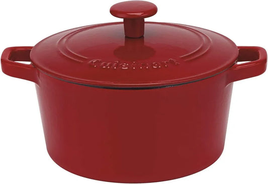 Cuisinart Classic - Pentola in Ghisa Smaltata, 5 Quarti, Rosso Venezia