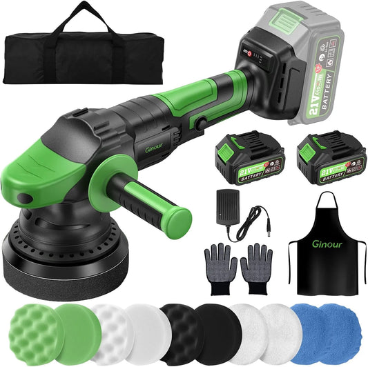 Lucidatrice elettrica e macchina lucidatrice – a batteria, motore brushless, 15mm, 21V, 3Ah, 900W, per la manutenzione dell'auto