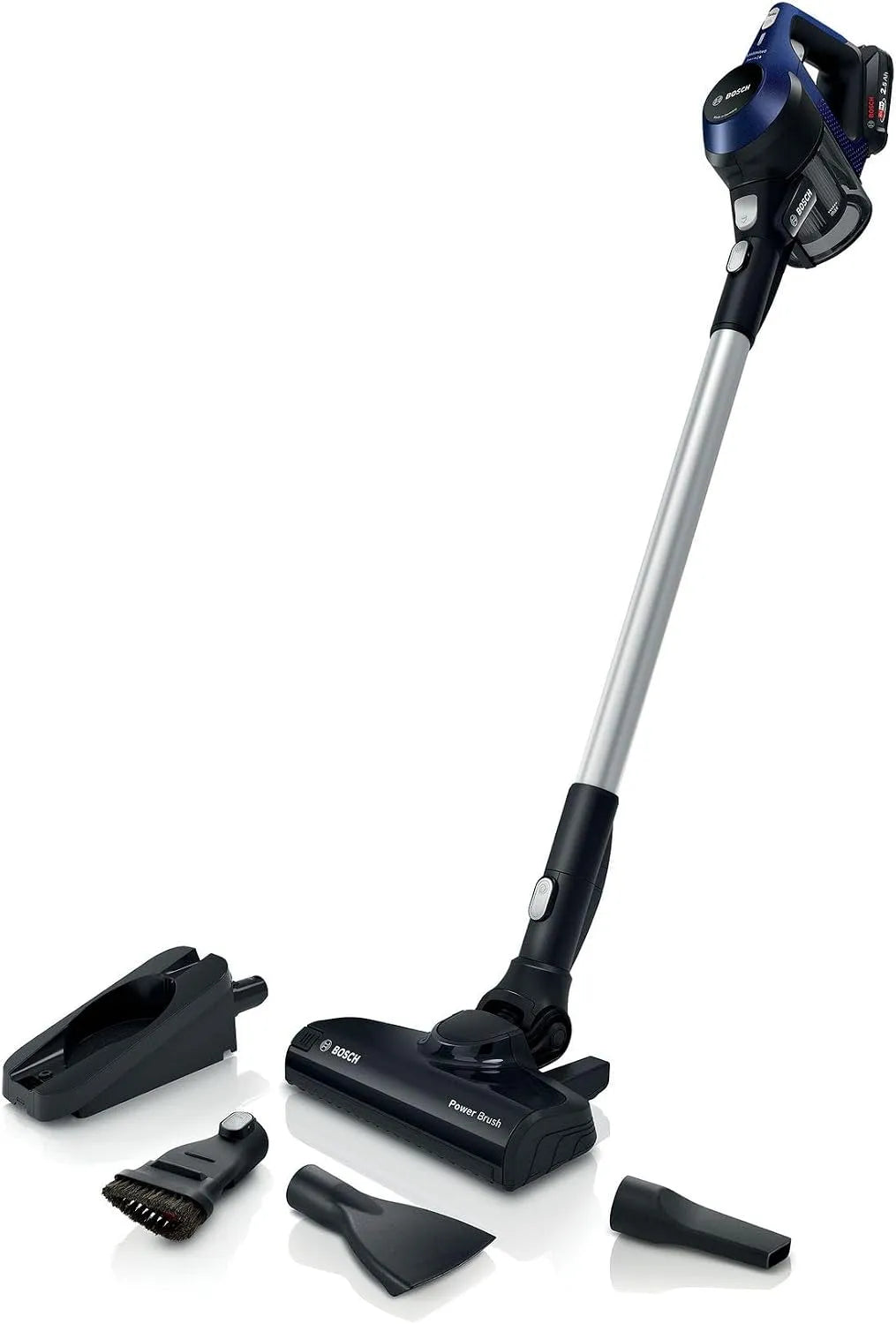 Bosch BBS611MAT Scopa elettrica, struttura leggera, ricaricabile, blu