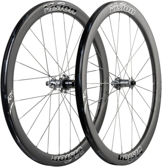 Vision Metron 45 RS CS Ruote Carbonio 45mm Bici Corsa, Freno a Disco, Tubeless Ready