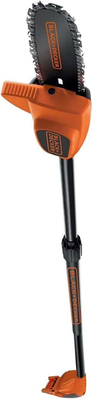 BLACK+DECKER GPC1820LB-QW Motosega – a batteria, con scivolo, regolabile, 18 V, per la cura del giardino, nero
