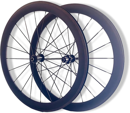 Ruote in Carbonio 700C per Bici da Corsa, Freni a V, Cerchi 50mm