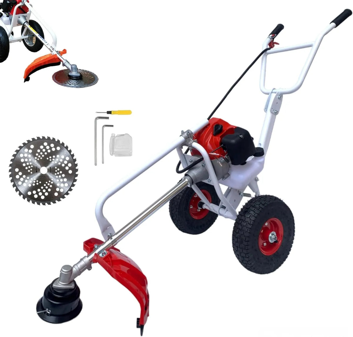 Decespugliatore: struttura mobile, 2HP, per officina e fai da te