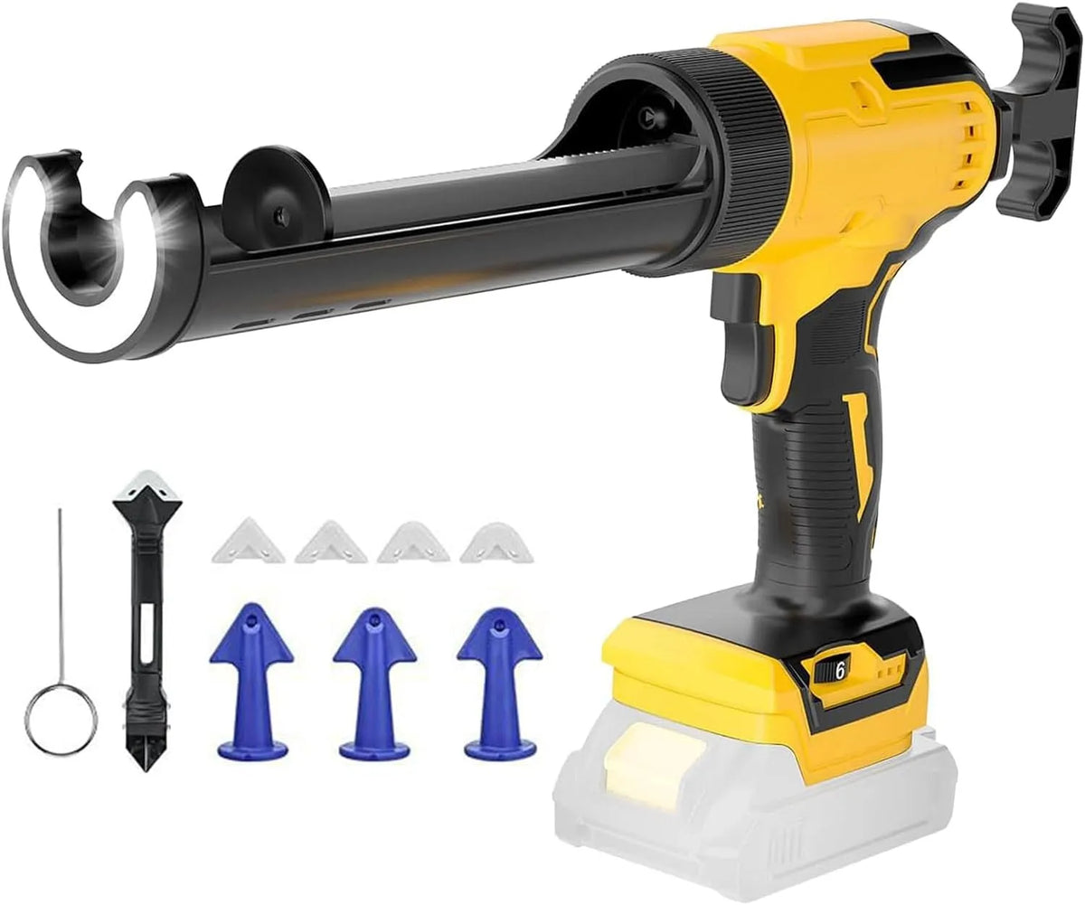 DeWalt Pressa a cartuccia a batteria con 9 accessori, 20 V