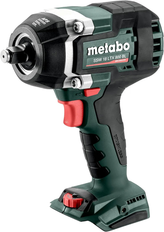 Metabo SSW 18 Avvitatore a impulsi e avvitatore a massa battente, a batteria, motore brushless, 18 V