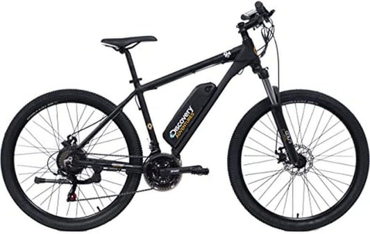 Bicicletta Elettrica Assistita Discovery E3000, Nero Opaco