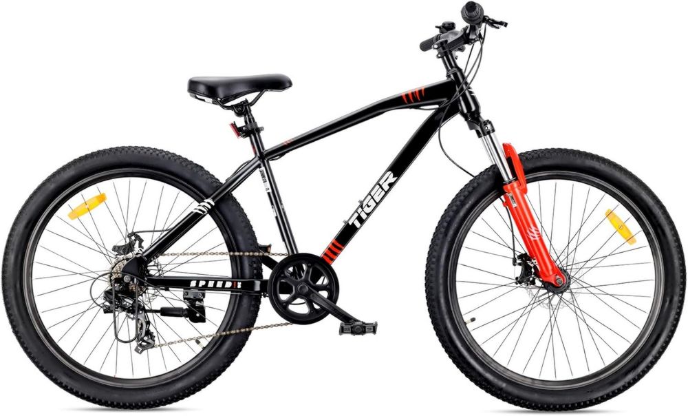 Bicicletta da Montagna 26' per Giovani e Adulti, Telaio in Acciaio, Marce 7/21, Freni a Disco, Ammortizzatore